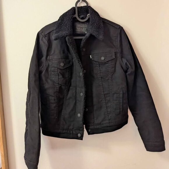 Levi's Women's Original Sherpa Trucker Jacket Sz XS - Picture 1 of 3